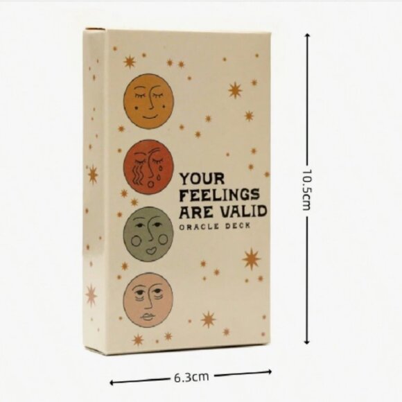Your Feelings Are Valid Oracle 48 Card Deck NWT - Picture 3 of 4